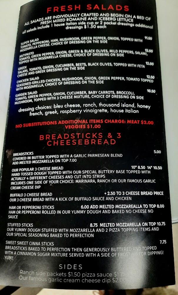 No Limits Pizza & Pool Menu image 4